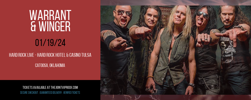 Warrant & Winger at The Theater at Virgin Hotels