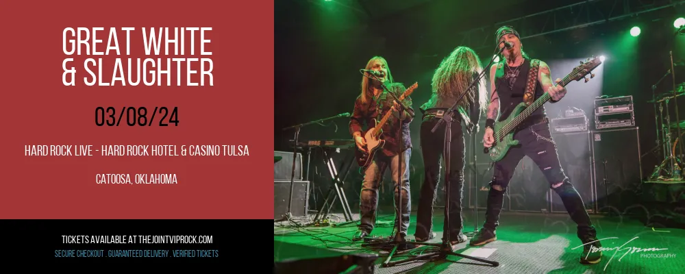 Great White & Slaughter at The Theater at Virgin Hotels