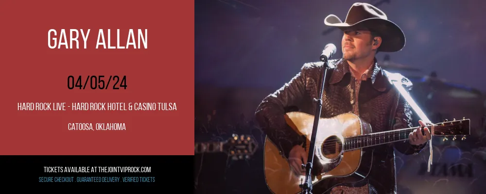 Gary Allan at The Theater at Virgin Hotels