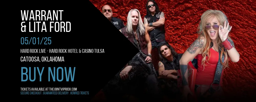 Warrant & Lita Ford at The Theater at Virgin Hotels