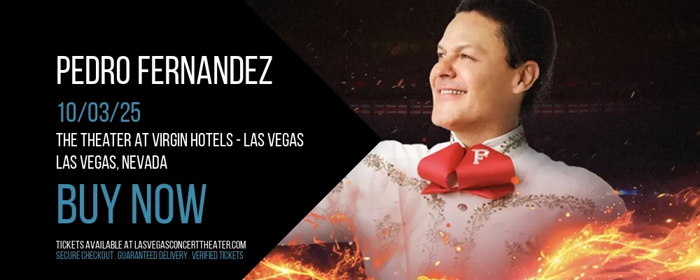 Pedro Fernandez at The Theater at Virgin Hotels